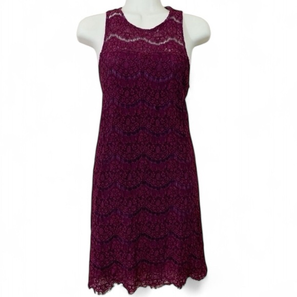 Urban Outfitters Dresses & Skirts - Urban Outfitters Maroon Burgundy Lace Sleeveless Dress Holiday Kimchi Blue